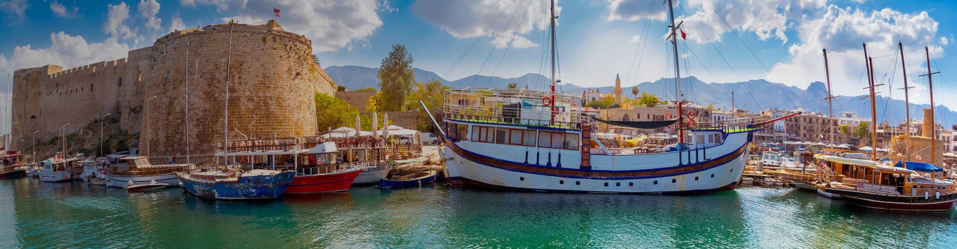 Old boats docked, Northern Cyprus