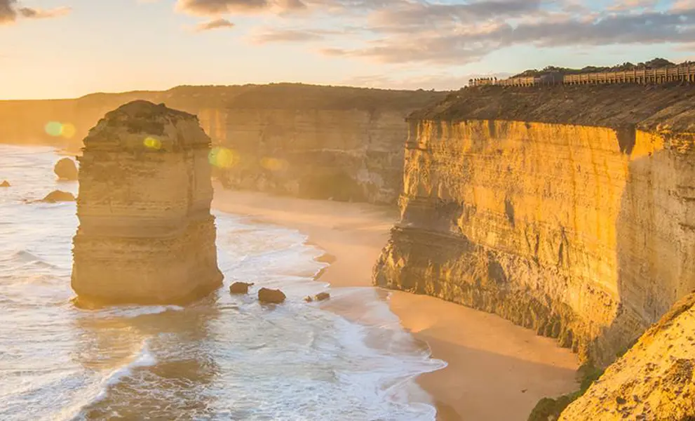 The coast by Australia's Great Ocean Road