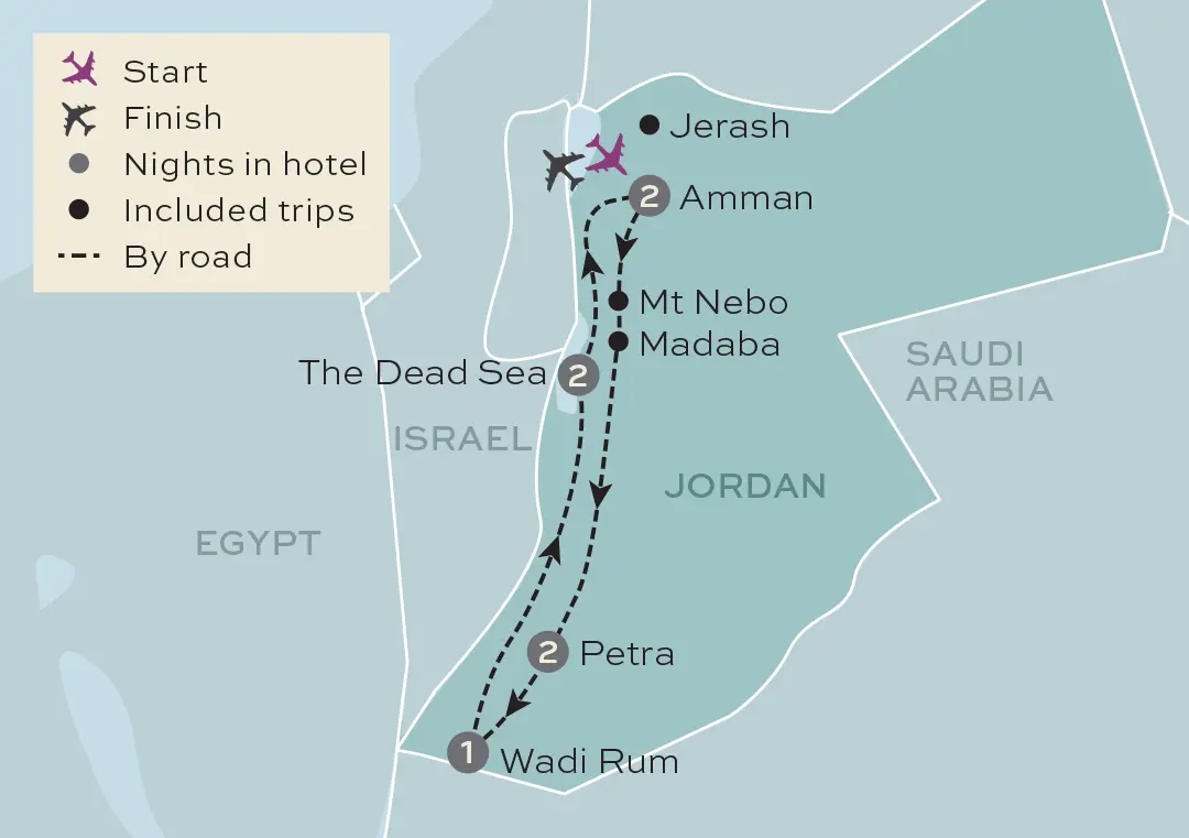 Just You - Jordan, Ancient Treasures and Empires