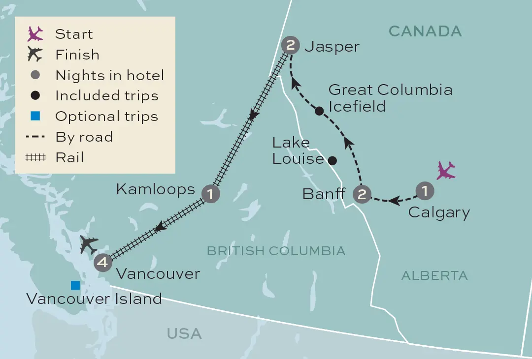 Just You - Canada and the Rocky Mountaineer