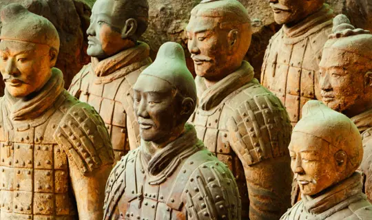 terracotta warriors