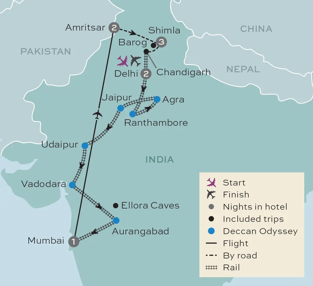Just You Inspirational India & the Deccan Odyssey