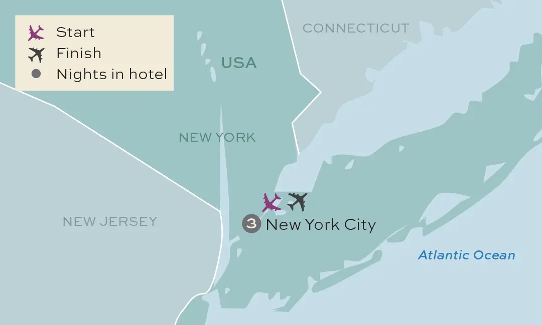 Just You - New York City - Tour Map