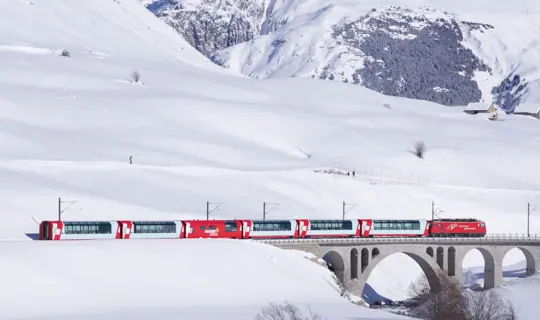 train in Switzerland