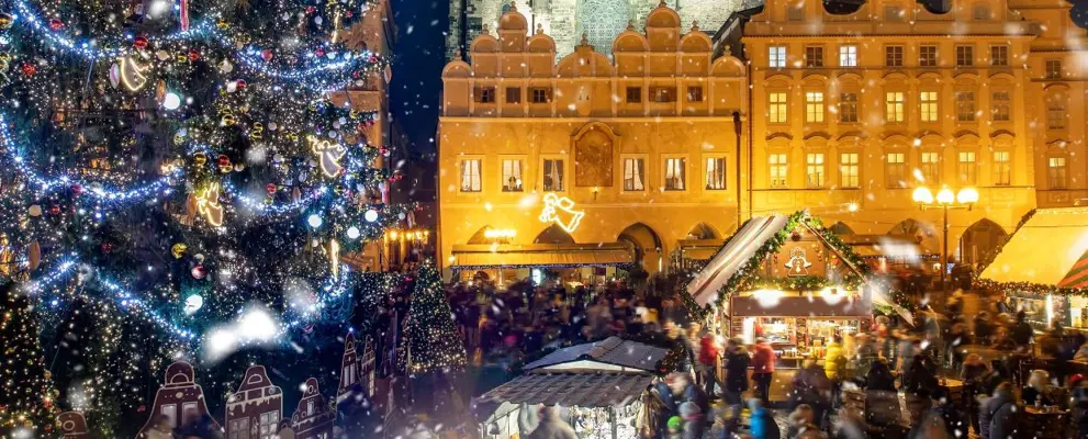 Prague christmas market